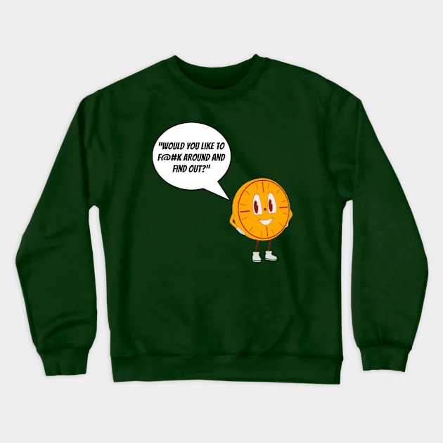 THE FIND OUT BUBBLE CLOCK! Crewneck Sweatshirt by ForAllNerds